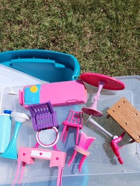 Barbie Pink and Purple Doll Furniture